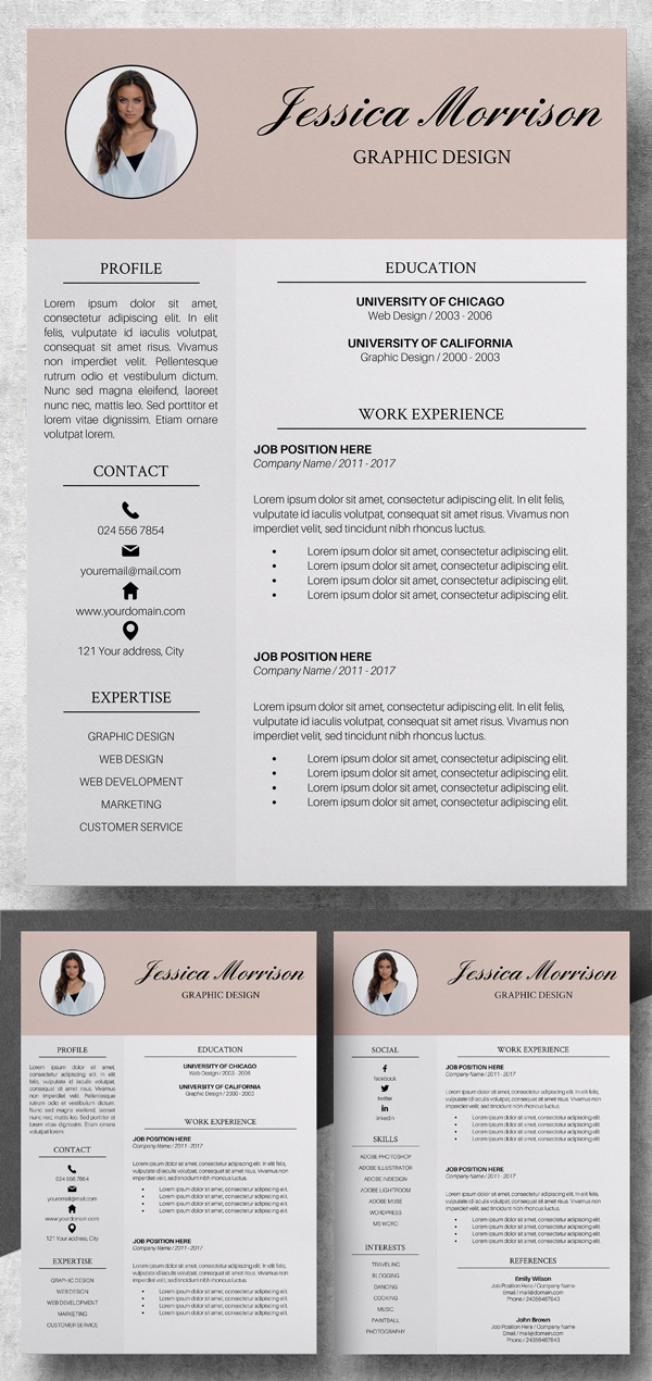 free resume templates to use and print
